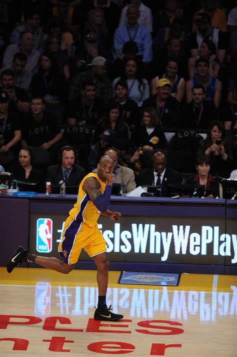 Kobe Bryant in his last NBA game ever after 20 seasons with the LA ...