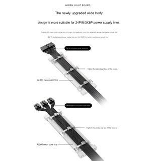 Jual Coolmoon Aosor Al Argb Strip V Pin Psu Cable Cover Sync