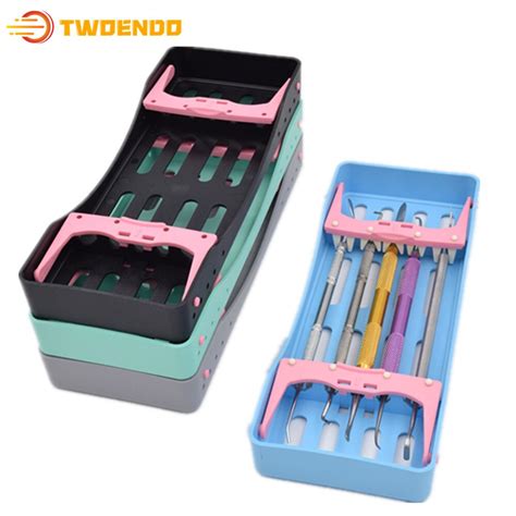 Caja De Esterilizaci N Dental Instrumento Autoclavable Para Sostener 5