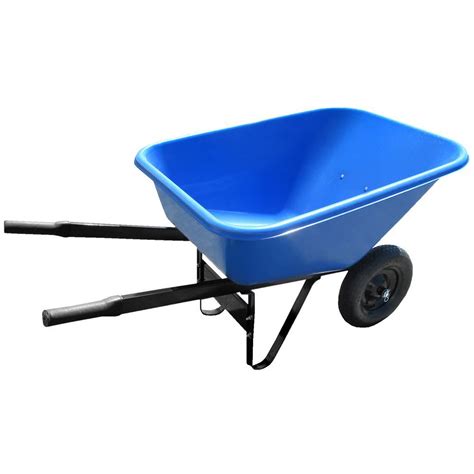 8 Cubic Foot Dual Wheel Poly Wheelbarrow | Agri Supply