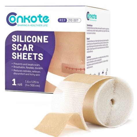 Silicone Scar Sheet And Patch Medical Grade Scar Treatment Conkote