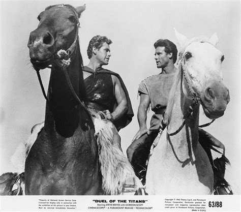 Gordon Scott Steve Reeves Duel Of The Titans 1963 8 1 2 X 11