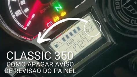 Como Tirar O Aviso De Revis O Manuten O Do Painel Da Classic Youtube