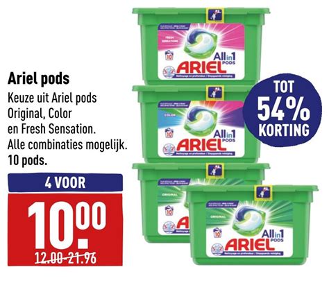 Ariel Pods Aanbieding Bij Aldi