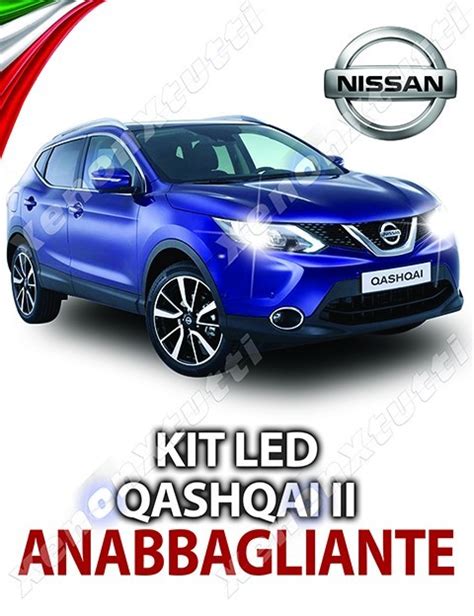 Lampade Led Anabbaglianti H Per Nissan Qashqai Ii In Poi Con