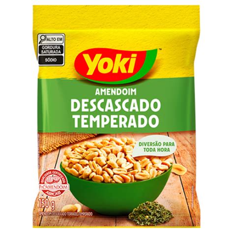 Amendoim Descascado Yoki G Temperado Catalogo