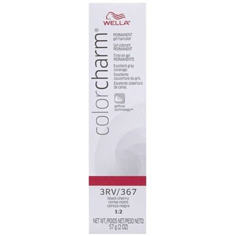 Salon Hair Wella Color Charm Permanent Dye Gel 3rv 367 Black Cherry 70018029270 Ebay