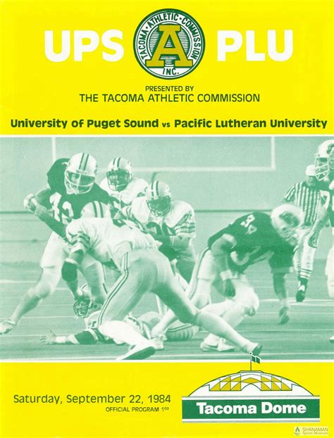 University Of Puget Sound Football Vs Pacific Lutheran University