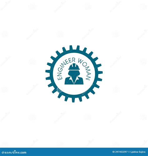 Female Engineer Logo. Person Work Icon Stock Illustration ...