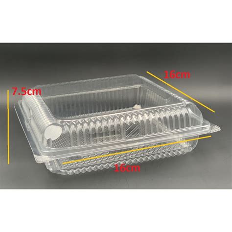 Ops L Benxon Plastic Tray Square Cake Tray With Lock Bakery