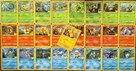 POKEMON MCDONALDS 25TH Anniversary Complete Holo Non Holo Master Set