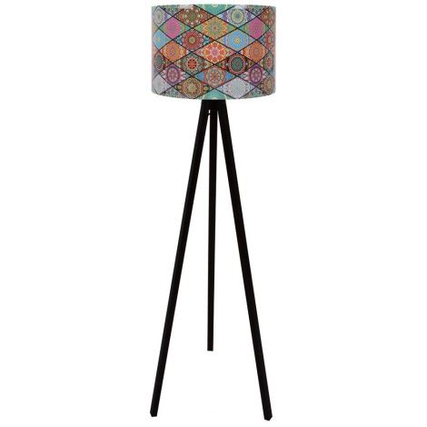 Lampadaire Ayd Xe W V Multicolore Noire Lumimania