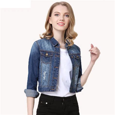 Bordado Floral Desige Denim Jacket Mulheres Casacos B Sicos Novo