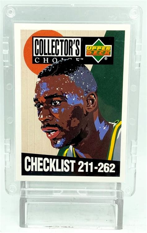 Vintage 1994 Upper Deck Collector S Choice Checklist 211 262 Shawn Kemp