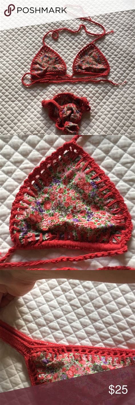 Never Worn Andi Bagus Crochet Bikini Cheeky Bikinis Cheeky Bikini