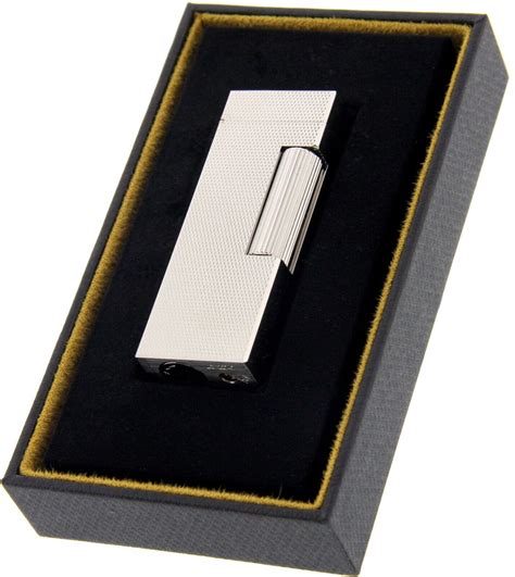 Dunhill Rollagas Lighter Palladium Finish With Barley Pattern RLS1350