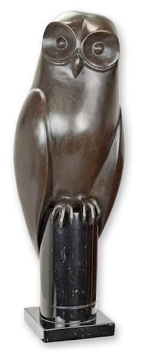 Casa Padrino Luxus Bronze Deko Figur Eule Bronze Schwarz X H