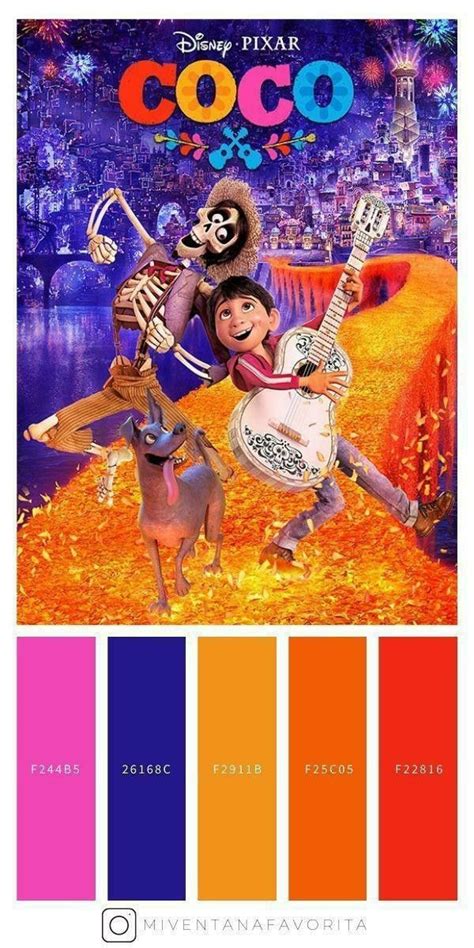 Pin on Redlands | Movie color palette, Color theory art, Disney colors