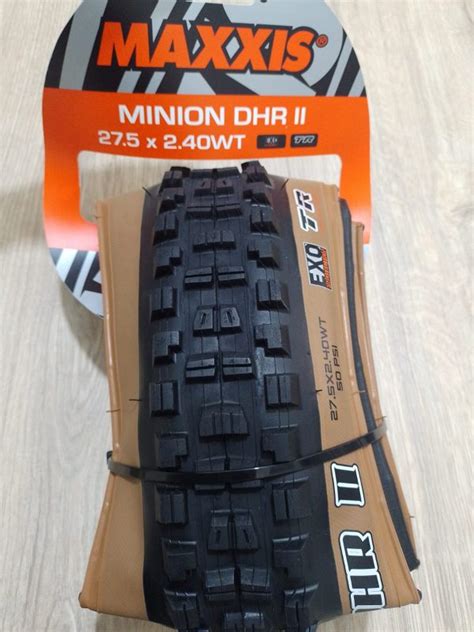 Llanta Maxxis Minion Dhr Ii X Wt Exo Tr Skinwall Tpi Til