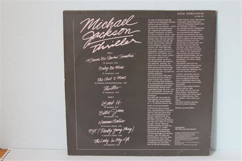 Michael Jackson Thriller Lp Aukro