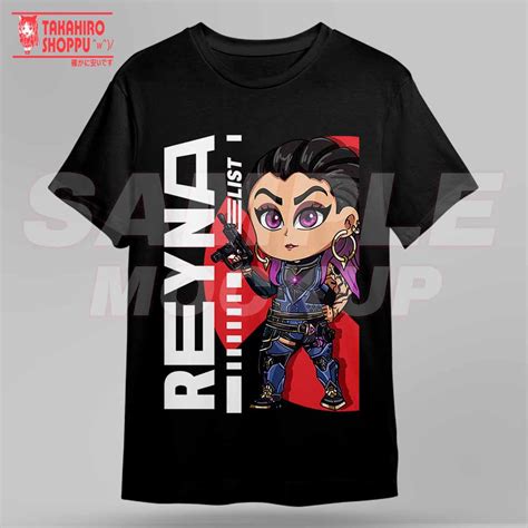 Valorant Chibi Anime T Shirt Reyna Print Dtf Shopee Malaysia