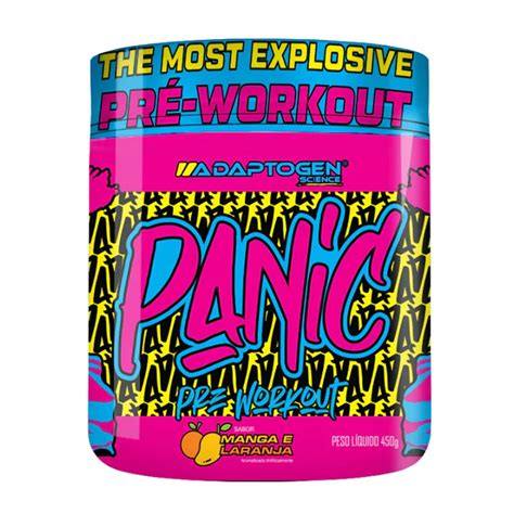 Panic Pre Workout G Adaptogen Manga E Laranja Submarino