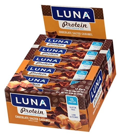 Yum Luna Protein Gf Chocolate Salted Caramel Bars 66 On Amazon All