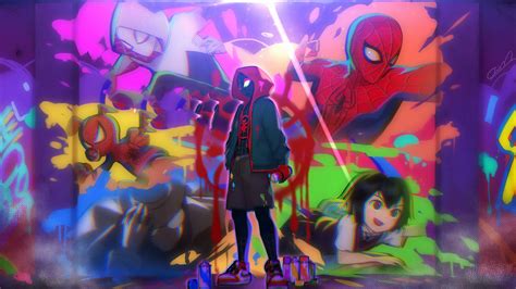 Spiderman Into The Spiderverse 4k, HD Wallpaper | Rare Gallery