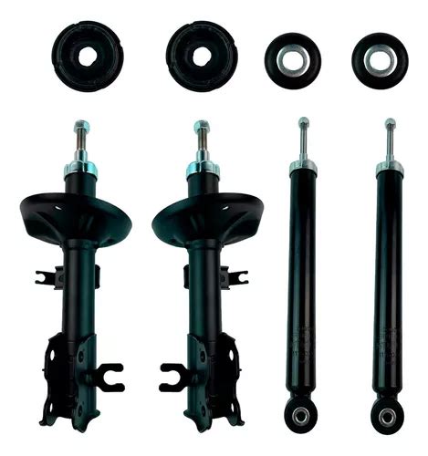 Kit Amort Del Tra Cazo Rodas Para Chevrolet Aveo 04 16 Cuotas