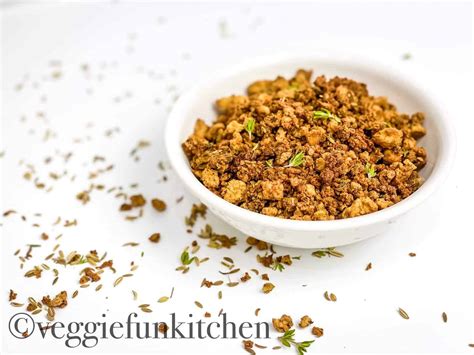 Oven-Baked Sausage Tofu Crumbles with Extra Firm Tofu - Veggie Fun Kitchen