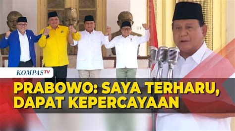 Full Keterangan Prabowo Usai Didukung Pan Golkar Dan Pkb Sebagai