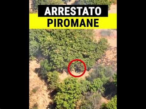 Piromane Sorpreso A Badolato Ad Appiccare Un Incendio Arrestato Youtube