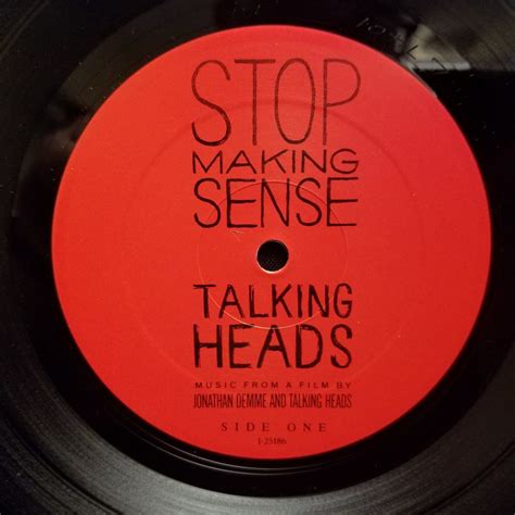 Talking Heads - Stop Making Sense LP NM 1984 Original Press Live Hits ...