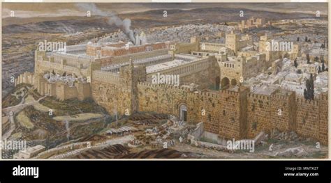 Brooklyn Museum - Reconstruction of Jerusalem and the Temple of Herod (Réconstitution de ...