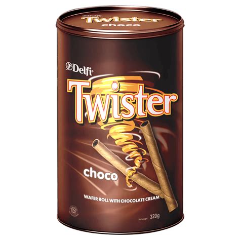 Twister Chocolate Wafer Roll Chocolate Cream