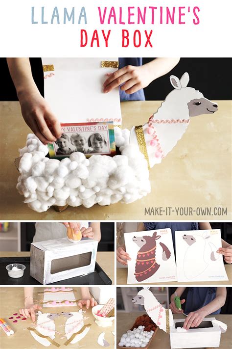 Llama Valentines Day Box