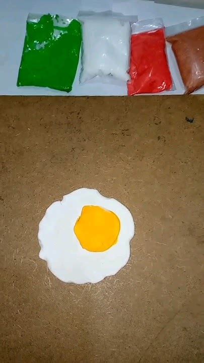 Clay Art Craft Half Fri Egg🍳🥚shortdiycraftideas 🥚 Youtube