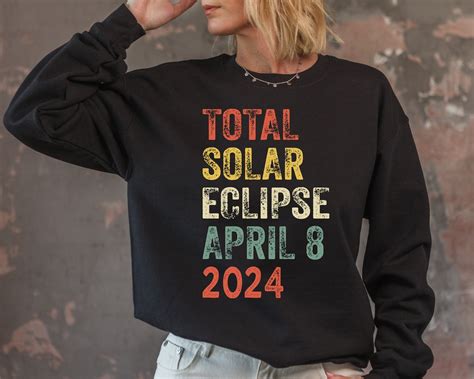 Total Solar Eclipse April 8 2024 Svg Eclipse Tee April 8th Souvenir