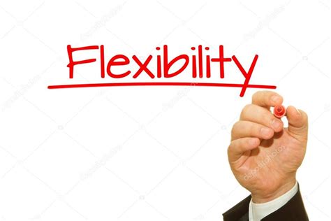 Businessman Hand Writing Flexibility Word With A Marker — Stock Photo