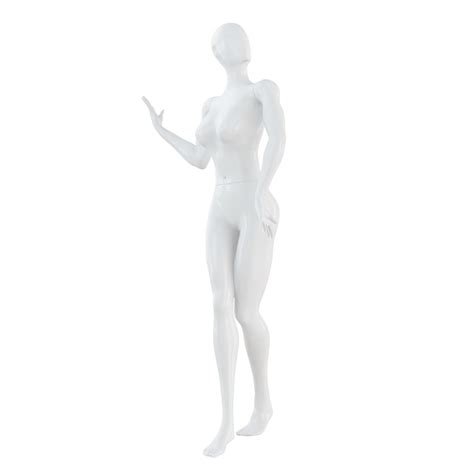 D Female White Faceless Mannequin Model Turbosquid