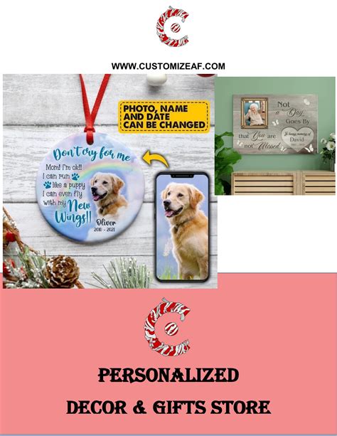 Personalized Memorial Pet Ornaments | CustomizeAF by Aaron Gip - Issuu