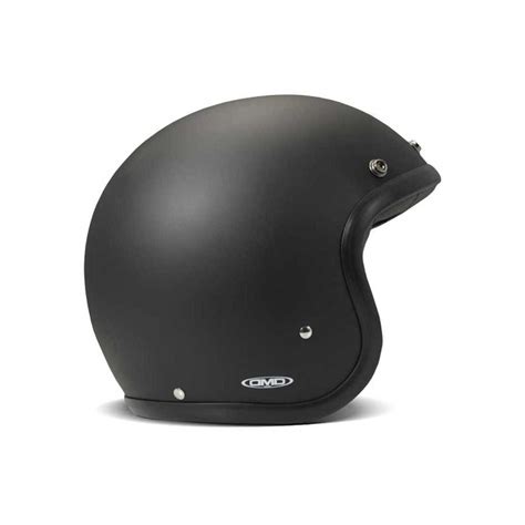 Casco Moto Dmd Jet Vintage Matt Black