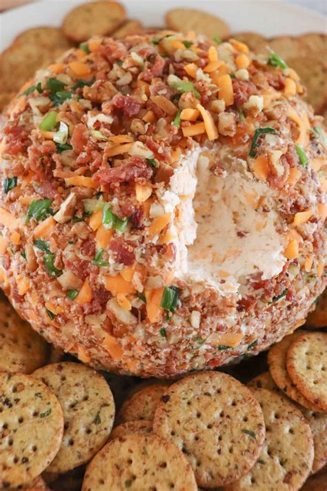 The Best Bacon Ranch Cheese Ball Recipe Homemade Heather