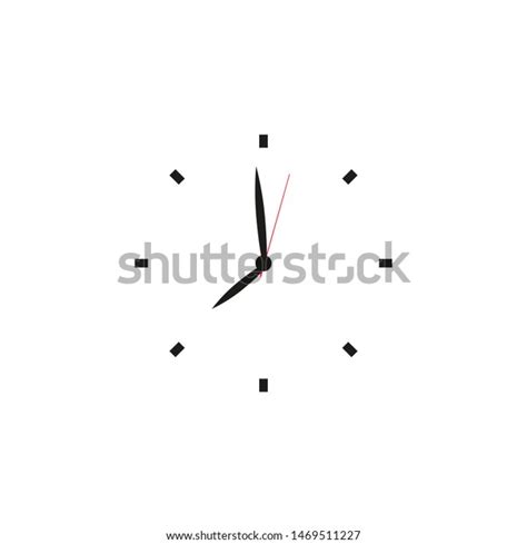 Clock Face Blank Hour Dial Hour Stock Vector Royalty Free 1469511227 Shutterstock