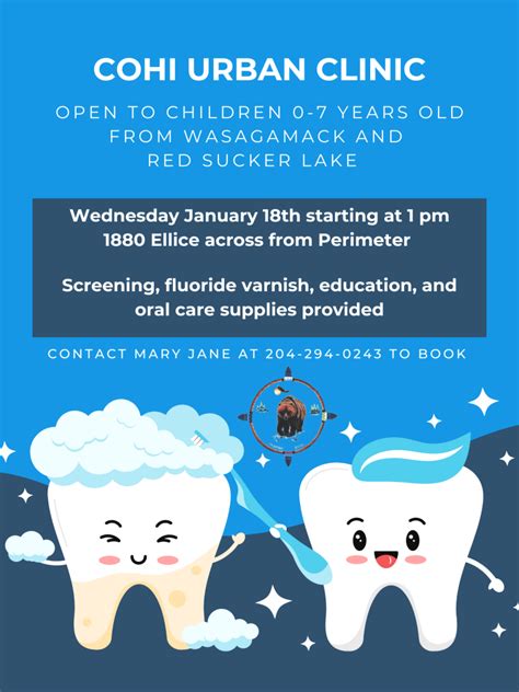 Childrens Oral Health Initiative Cohi Urban Clinic Four Arrows