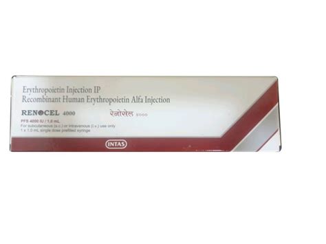 Recombinant Human Erythropoietin Alfa Injection Prescription