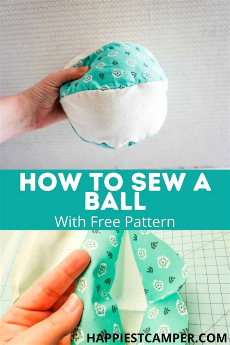 How To Sew A Ball With Free Pattern In Fabric Balls Sewing