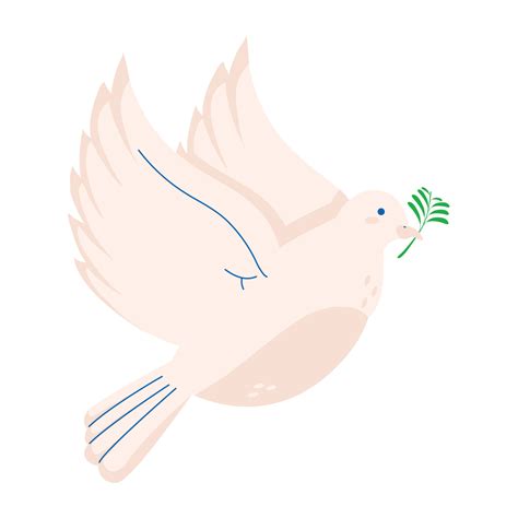 dove with olive branch 13815190 Vector Art at Vecteezy