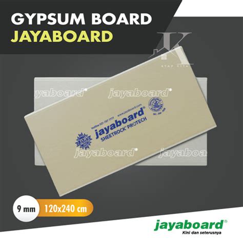 Jual Gypsum Jaya Mm Gipsum Jayaboard Papan Jaya X Cm