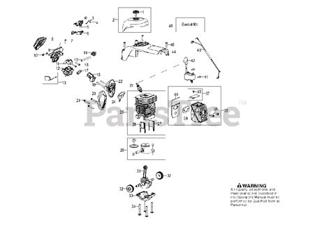 Poulan Pro Pp 5020 Av 966807601 Poulan Pro Chainsaw 2011 05 Engine Parts Lookup With